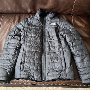Girls reversible North Face jacket